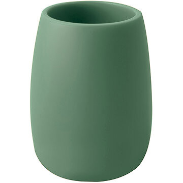 Spirella Pohárik na kefky SVEN, polyresin, zelený