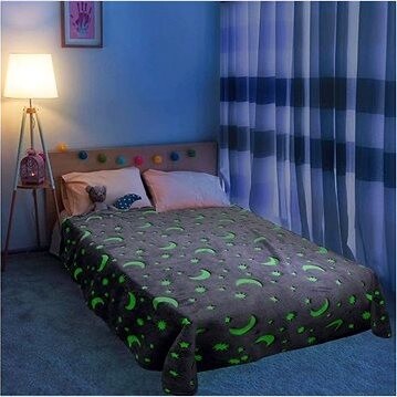 Kaptan Mikroplyšová svietiaca deka 100 × 150 cm