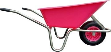 J.A.D. TOOLS Zahradní kolečko Livex 100 l, růžové