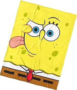 Kaptan Dětská deka Sponge Bob Emoji 150 × 200 cm