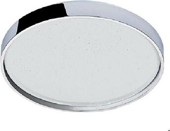 Luxera LED Kúpeľňové stropné svietidlo s efektom hviezdneho neba Si chrome 38,5 cm