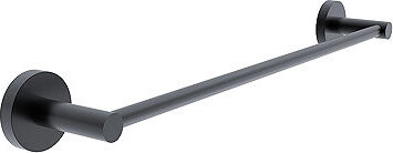 Nimco Držiak na uteráky 51 cm nehrdzavejúca oceľ – bez vŕtania Unix čierny UNC-13046-90