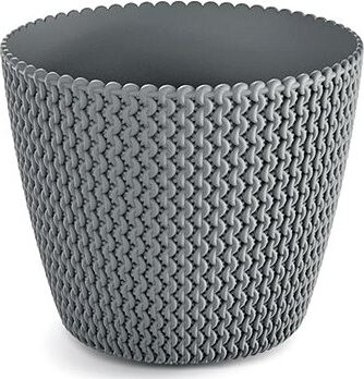 PROSPERPLAST Obal na kvetináč plastový SPLOFY DSP300 sivý