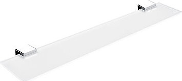 Nimco Polica do kúpeľne a sprchy 60 cm – sklo kov Kibo Ki-14091B-60-26