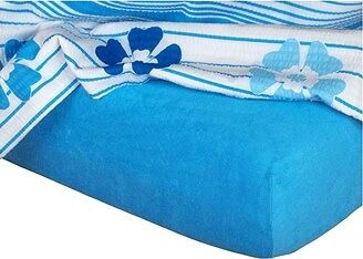 Dadka Froté prestieradlo denim 90 × 200 × 15 cm