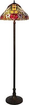 Rabalux – Tiffany stojacia lampa 2× E27/60 W/230 V