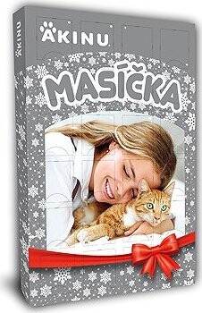 Akinu Winter Mäsíčka Adventný kalendár maškrta pre mačky 120 g