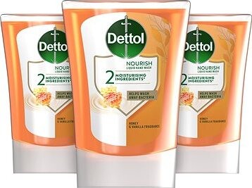 DETTOL Náplň do bezdotyk. dávkovača Med a vanilka 3× 250 ml