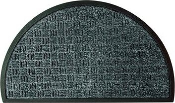 DuraHome Vstupná rohož polkruh VIOLA 45 × 75 cm, čierna