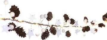 LAALU Svetelná reťaz LED – s ozdobami, 1,7 m