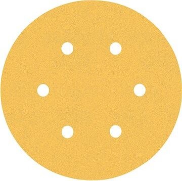 Bosch EXPERT Brúsne papiere C470 so 6 otvormi pre vibračné brúsky 150 mm, G 120, 5 ks 2.608.900.817