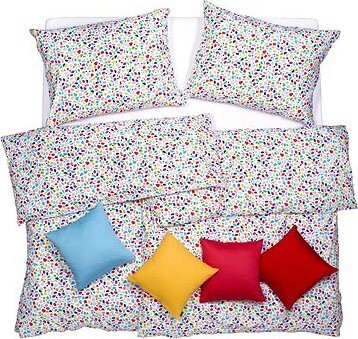 SCANquilt obliečky KLASIK DESIGN barcelona pestrá 140 × 200/70 × 90 cm