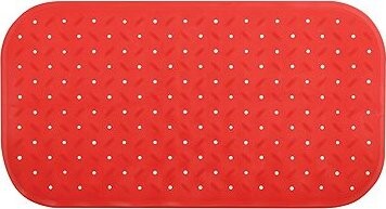 MSV protiskluzová podložka do vany Class, červená, 36 × 76 cm