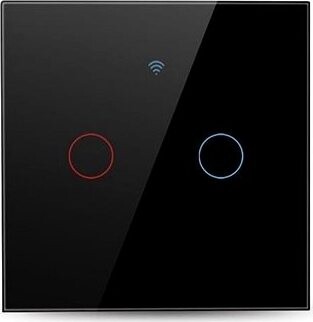 Smoot Air Light Switch dvojtlačidlový čierny