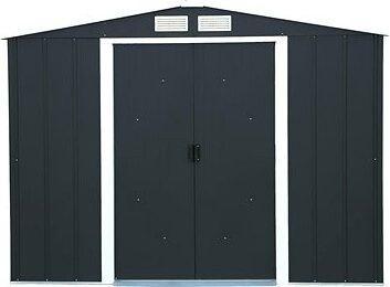 DURAMAX Domček záhradný TITAN ECO, antracit 191 × 262 × 182 cm