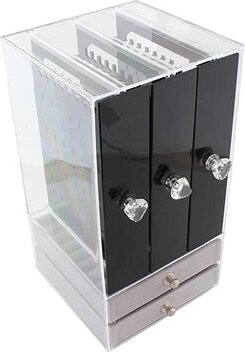 APT Organizér na šperky so zásuvkami, čierny