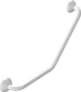 Spirella držadlo do kúpeľne ECO, uhlové, biele, oceľ, 71 cm