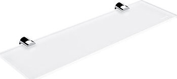 Nimco Polica do kúpeľne a sprchy 40 cm – sklo kov Bormo BR-11091B-40-26