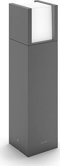Philips Arbour UltraEfficient vonkajšie stĺpikové LED svietidlo 3,8 W 40 cm antracit