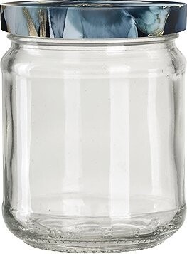 Gastro Súprava 6 ks zaváracích pohárov, Vlčí mak modrý, 370 ml