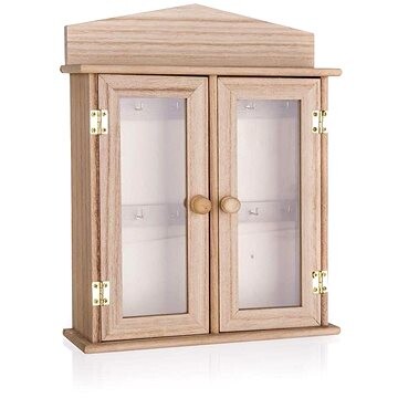 Popron Skrinka drevená na kľúče 27 × 27 × 6,5 cm