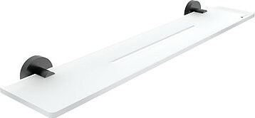 Nimco Polica do kúpeľne a sprchy 60 cm – bez vŕtania Unix čierna UNC-X460-90