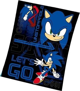 Kaptan Dětská deka Nezastavitelný Ježek Sonic 130 × 170 cm