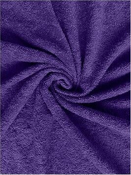 Kaptan Plachta na posteľ Froté Lux, 180 × 200 cm, tmavo fialové