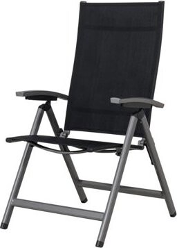 DOPPLER Kreslo AVANTAGE, polohovacie, hliníkové, antracit