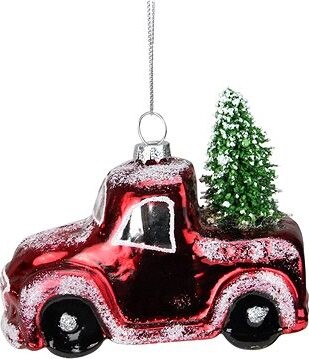 COLMORE BY DIGA Vianočná ozdoba – Auto so smrekom