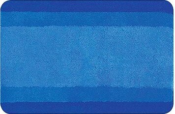 Spirella Koupelnová předložka Balance 70 × 120 cm modrá