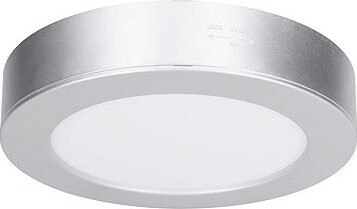 Solight LED mini panel kúpeľňový 2 v 1 WD240-S, podhľadové/prisadené, 17 cm, strieborné