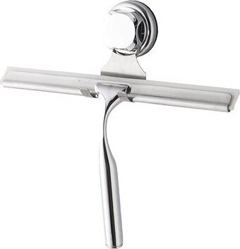 COMPACTOR Bestlock Držadlo s kúpeľňovou stierkou, s prísavkou, bez vŕtania, chróm