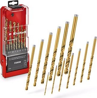 EINHELL 13 ks súprava vrtákov HSS-TiN do kovu, 49427013