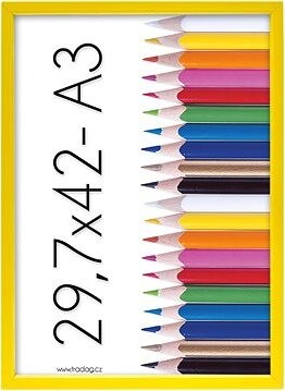 TRADAG Polaris žltý 29,7 x 42 /A3/plexi