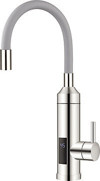 MIXXUS Baterie s elektrickým ohřevem vody a flexi výtokem ELW35-EF-GRAY, šedá