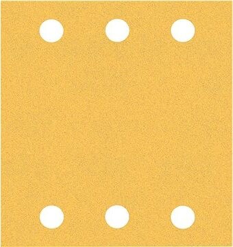Bosch EXPERT Brúsne papiere C470 so 6 otvormi pre vibračné brúsky 115 × 107 mm, G 120, 10 ks 2.608.900.