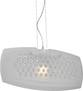 SKYCRISTALL 1× E27/100 W, SATIN TRANSPARENT