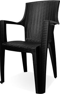 MEGA PLAST Amelia, polyratan, antracit