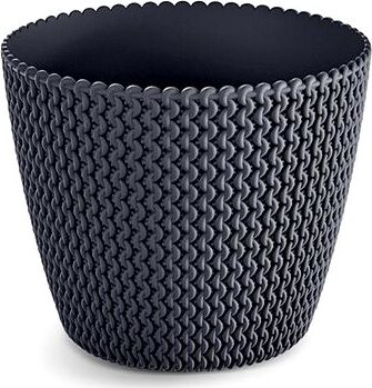 PROSPERPLAST Obal na kvetináč plastový SPLOFY DSP300 čierny