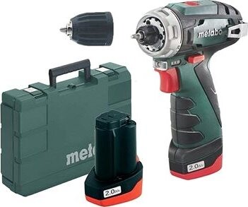 METABO Aku vŕtačka PowerMaxx BS Basic 12 V, 2× 2 Ah