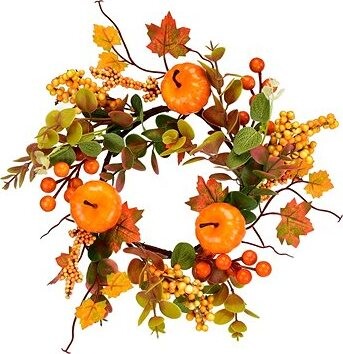 DOMMIO Jesenný venček s tekvicami priemer 25 cm