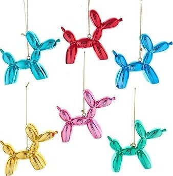 Kurt Adler Vánoční ozdoba balonek pes 1 kus