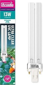 Arcadia Compact Ultra Clear UVC 13 W, GX23, 177 mm
