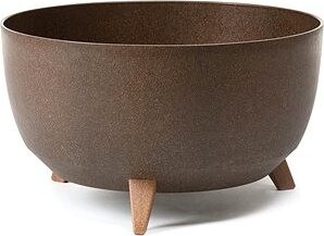 LAMELA Kvetináč ROMA ECO COFFEE, priemer 47 cm, misa na nôžkach, espresso