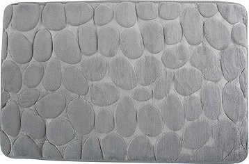 MSV Koupelnová předložka Pebbles 40 × 60 cm šedá