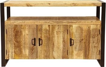 Lakšmi Komoda Retro z masívneho mangového dreva a kovu