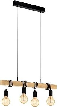 Eglo – Luster na lanku 4× E27/60 W/230 V