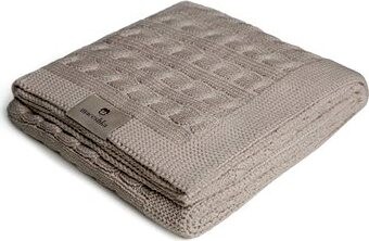 Maceshka bavlnená, pletený vrkôčik, Coffee