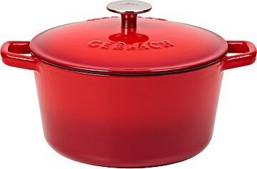Gerlach Liatinový hrniec s pokrievkou NATUR 21 cm 3 l červený